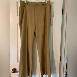 Coldwater Creek natural fit deep camel brown pants - women’s size 10